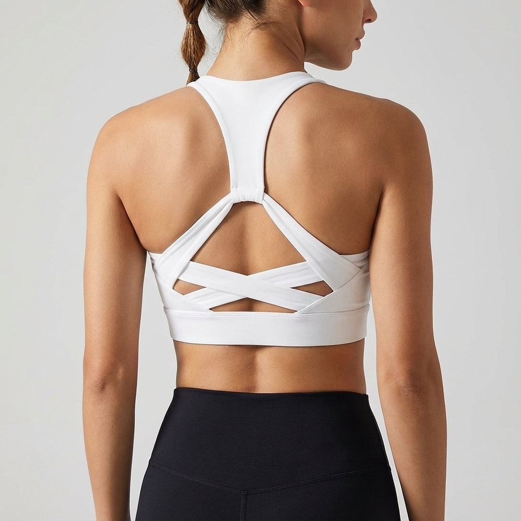 Kimberly | Women's Backless Sports Top with Lacing