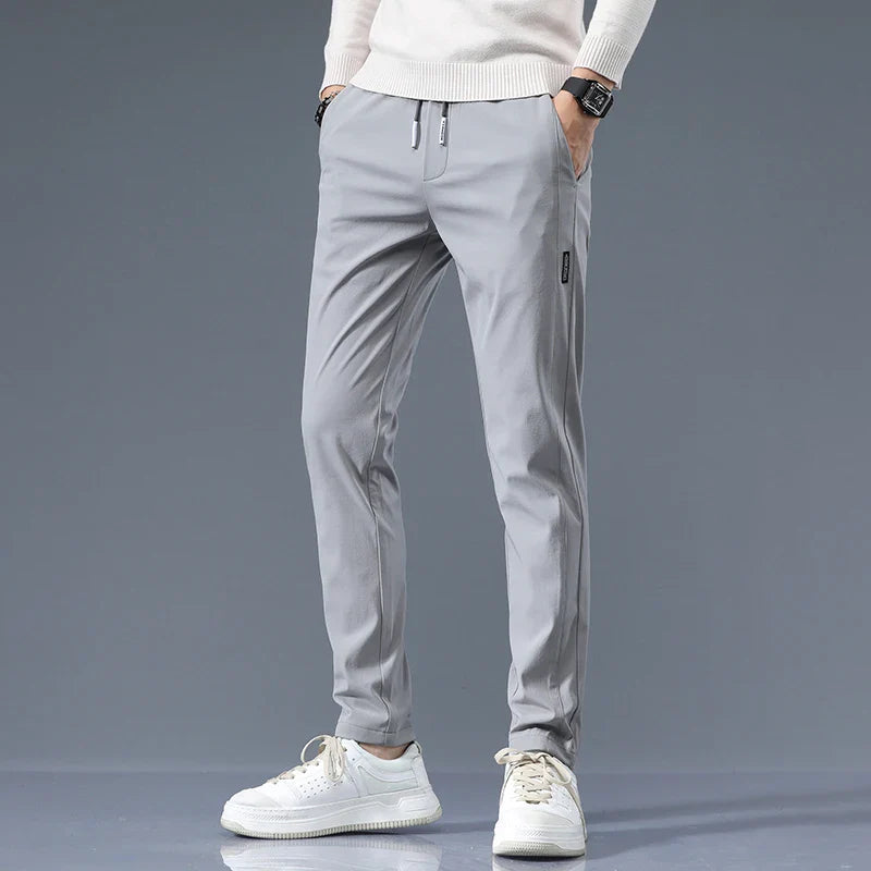 Men's Slim Fit Cotton Trousers