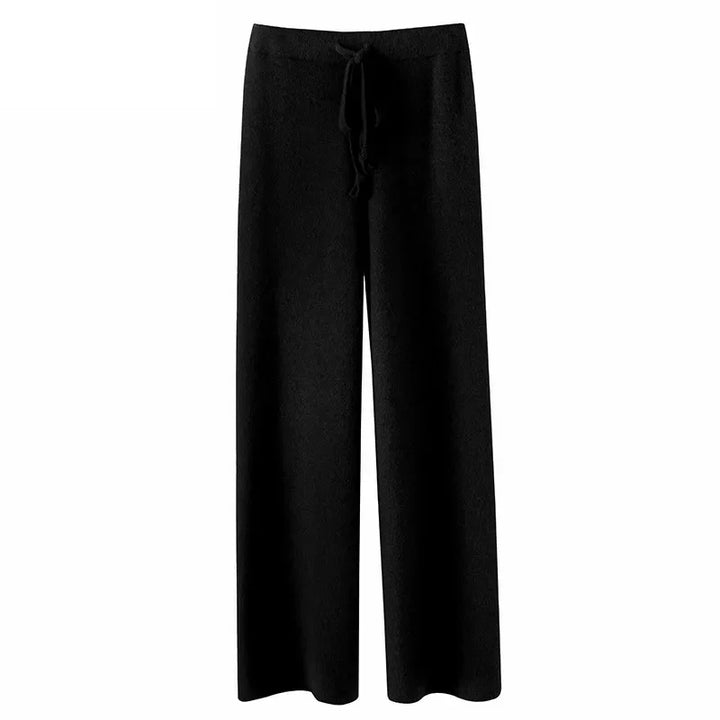 Women's Refined Knit Wide Leg Drawstring Lounge Pants
