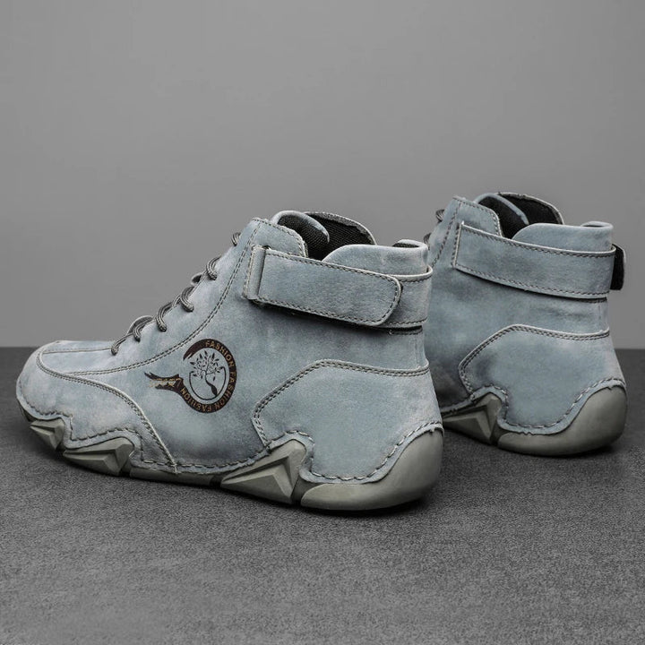Men's Waterproof Leather Shoes for All-Weather Comfort
