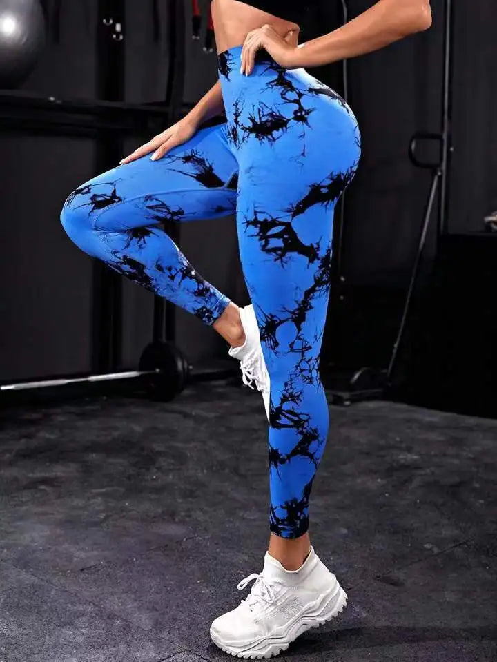 Women's High Waist Seamless Yoga Pants, Push Up Sports Leggings