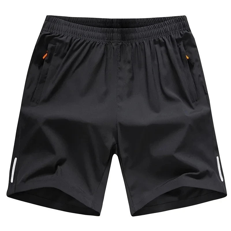 Men's Summer Quick-Dry Ice Silk Sports Shorts for Gym and Beach
