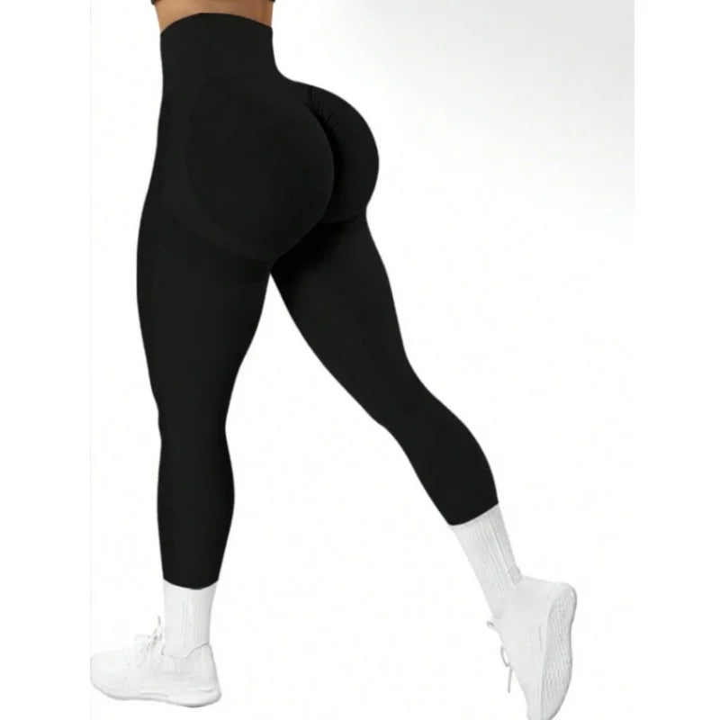 Women's High Waist Seamless Yoga Leggings Pants with Tummy Control
