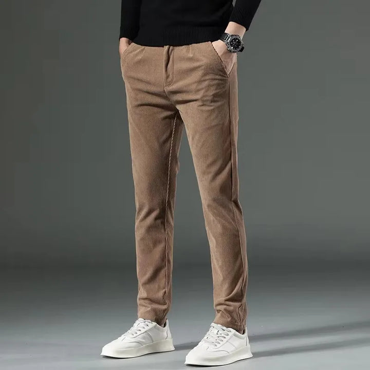 Men's Slim Fit Chino Pants – Tapered Dress Trousers