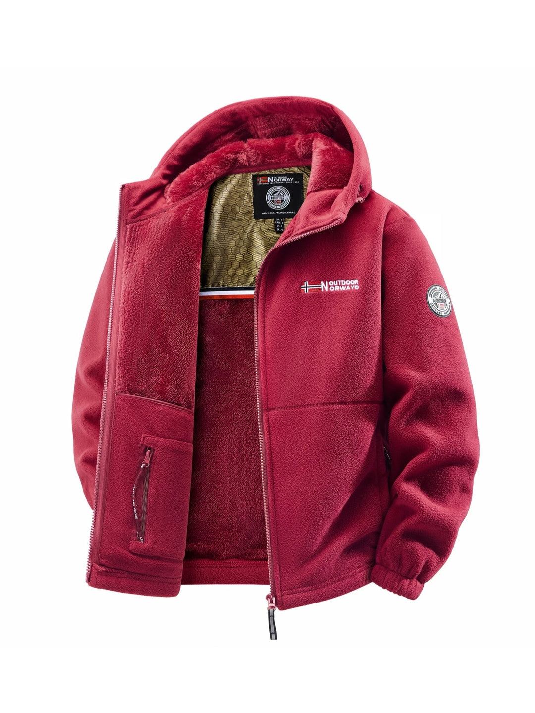 Men's versatile hooded Coat for autumn and winter outdoor wear
