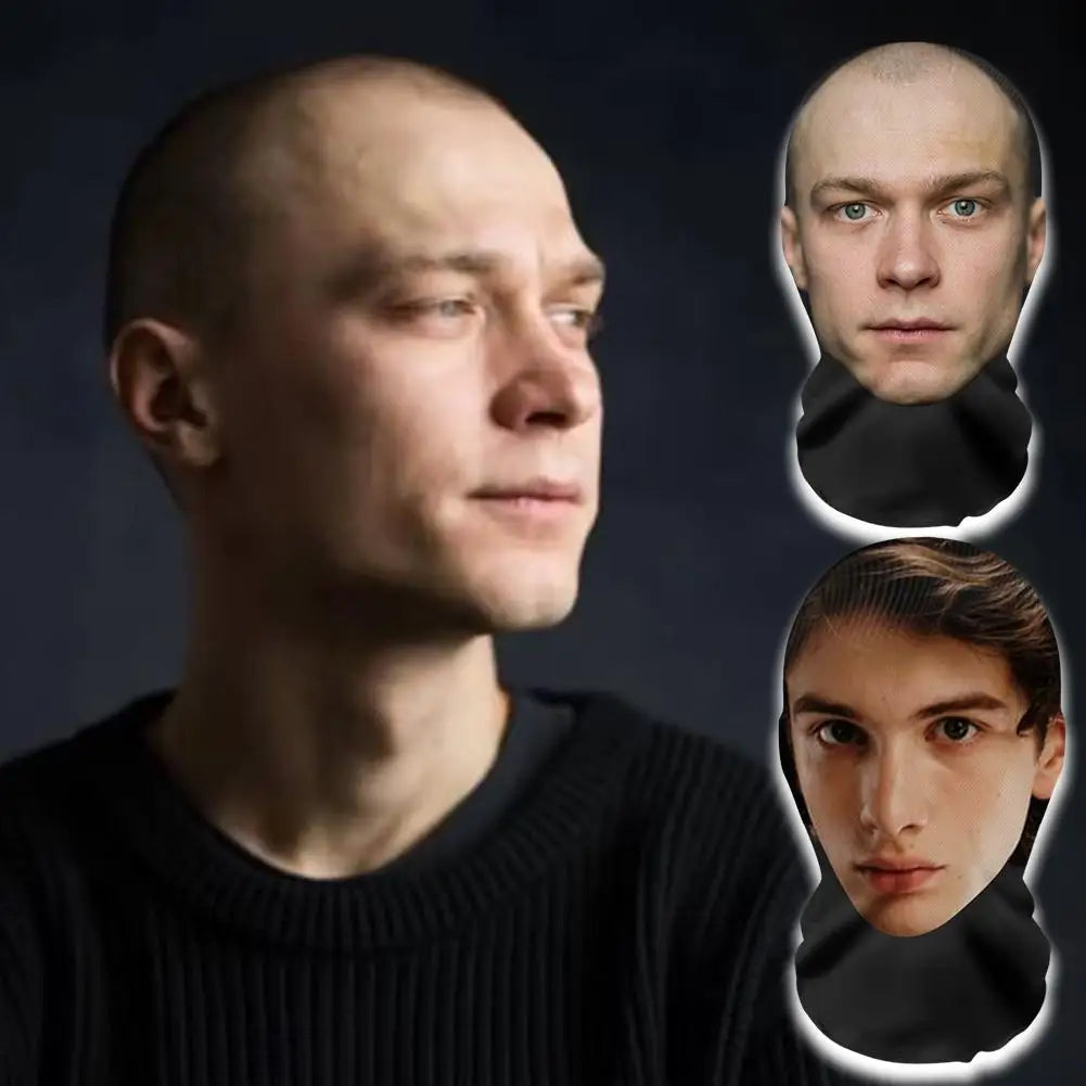 Halloween's 3D Printed Funny Full Face Mask for Costumes