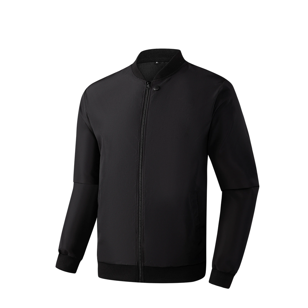 Men's Casual Thin Solid Color Collar Coat