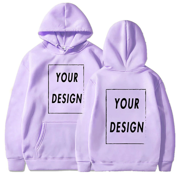 Men's Customizable Personalized Hoodie for Men and Women - DIY Fashion