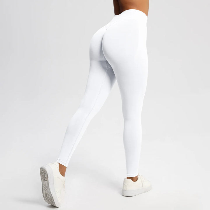 Women's Push-Up Low-Rise Seamless Yoga Leggings Pants for Gym Fitness