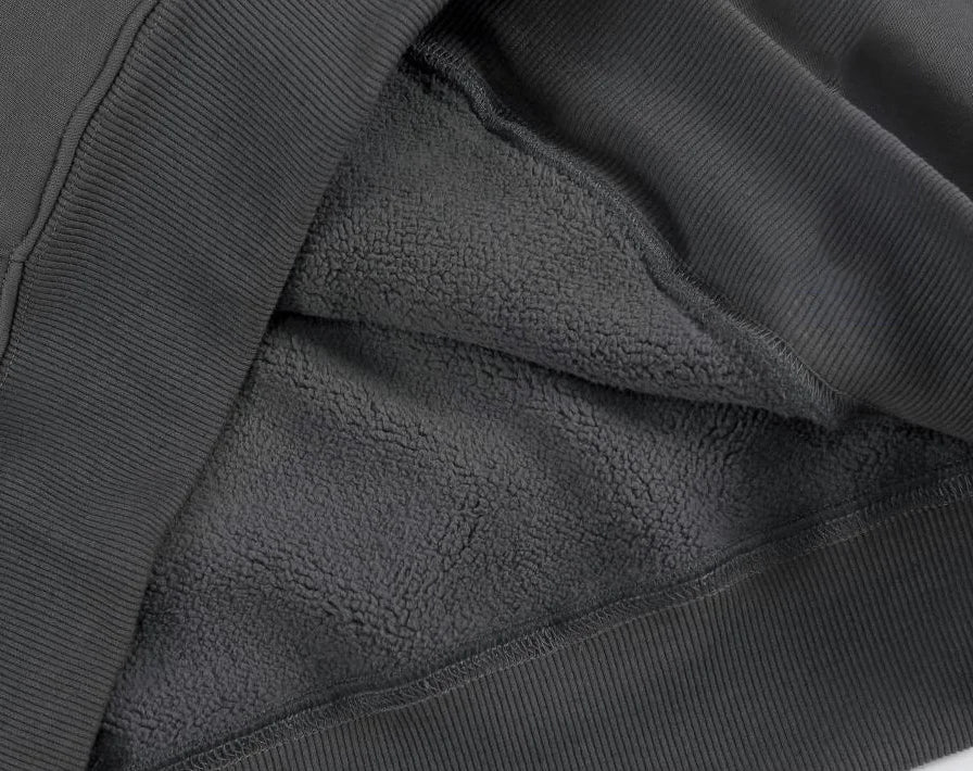 Men's Custom Logo 500GSM Heavyweight Casual Thick Cotton Hoodie