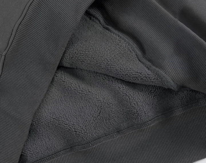 Men's Custom Logo 500GSM Heavyweight Casual Thick Cotton Hoodie