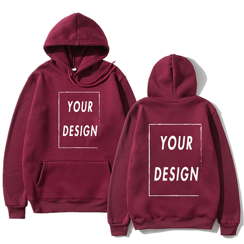 Men's Customizable Personalized Hoodie for Men and Women - DIY Fashion