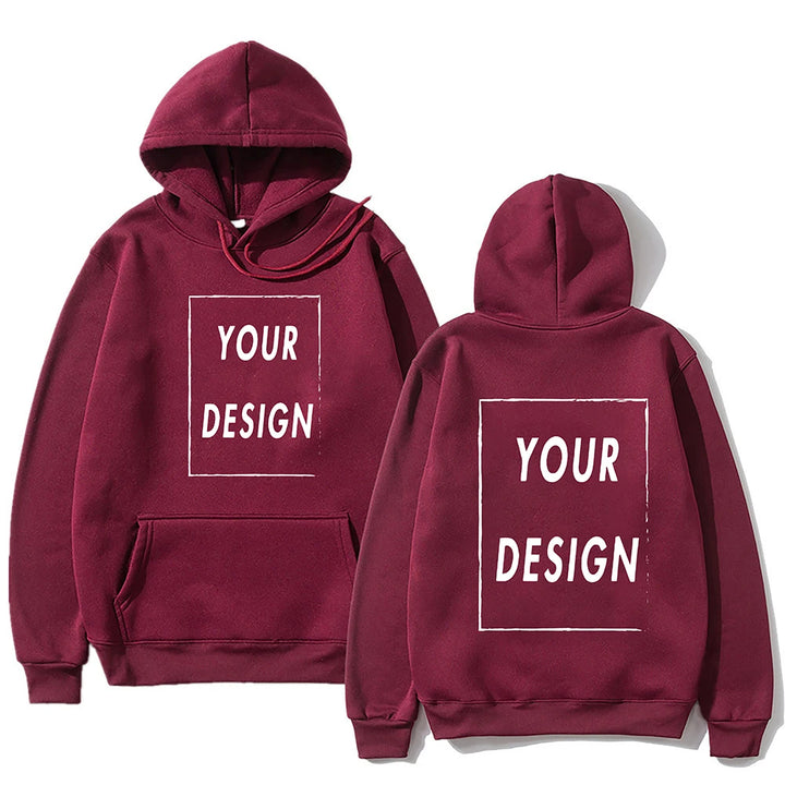 Men's Customizable Personalized Hoodie for Men and Women - DIY Fashion