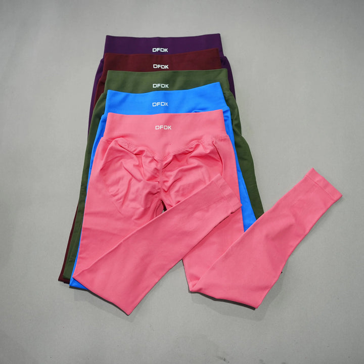 Women's High-Waisted Seamless Yoga Leggings with Tummy Control