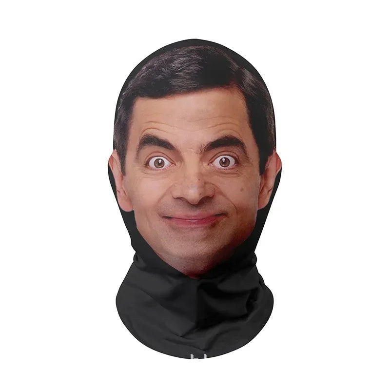 Halloween's 3D Realistic Face Mask Cosplay, Hip Hop & Costume Accessory