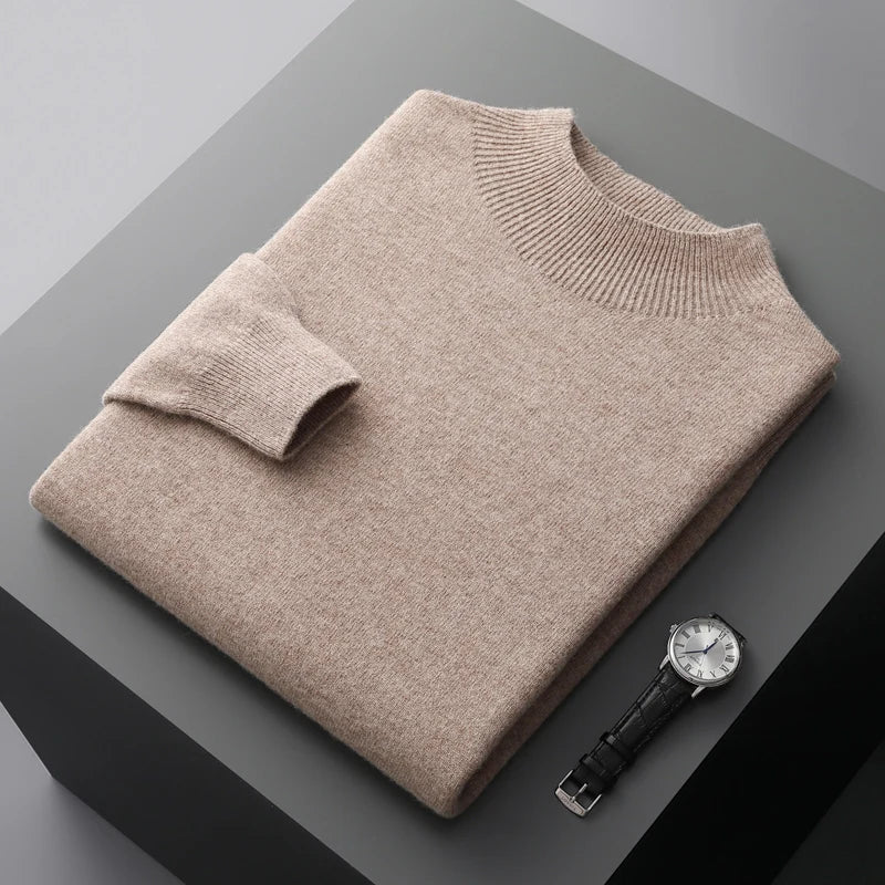 Men's Soft-Touch Wool Sweater for Ultimate Comfort and Style