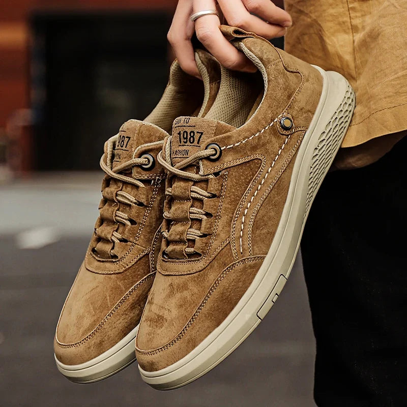 Men's Suede Hiking Shoes for Comfort and Durability