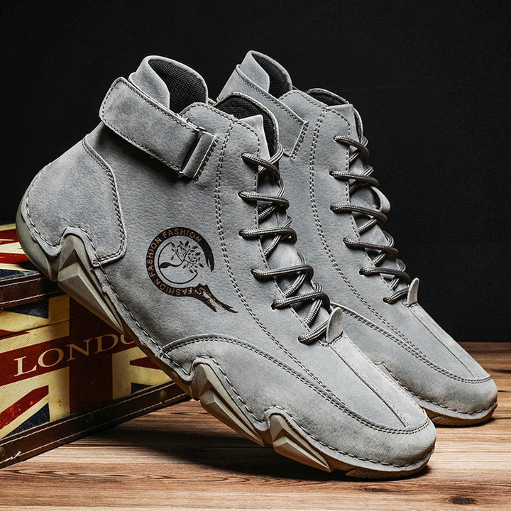 Men's Waterproof Leather Shoes for All-Weather Comfort
