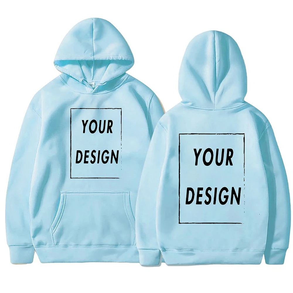 Men's Customizable Personalized Hoodie for Men and Women - DIY Fashion