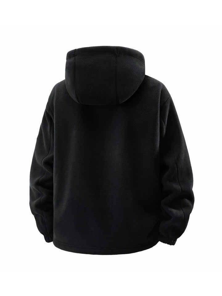 Men's versatile hooded Coat for autumn and winter outdoor wear