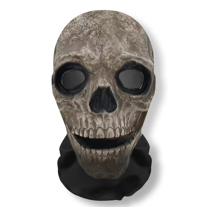 Halloween's 3D Ghost Face Mask Costumes, Stretch Mesh Full Skull Headgear