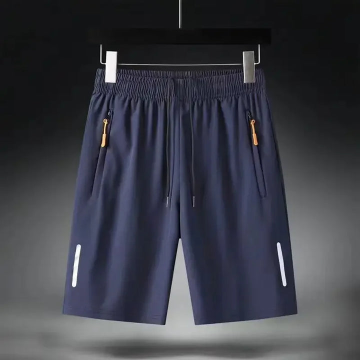 Men's Summer Quick-Dry Ice Silk Sports Shorts for Gym and Beach