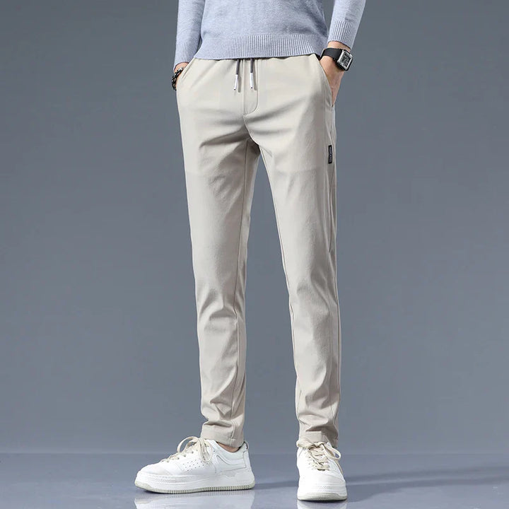 Men's Slim Fit Cotton Trousers