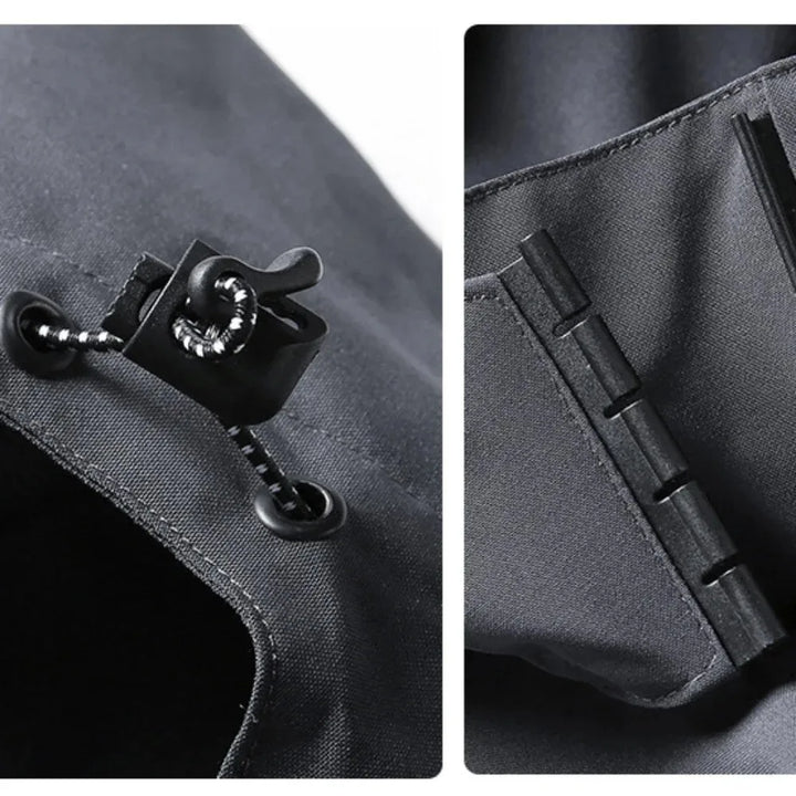 Men's Lightweight Waterproof Hooded Coat for Hiking and Climbing
