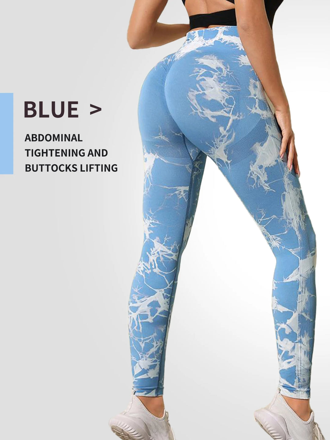 Women's High Waist Seamless Yoga Pants, Push Up Sports Leggings