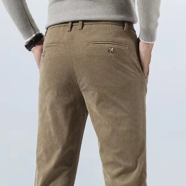 Men's Slim Fit Chino Pants – Tapered Dress Trousers
