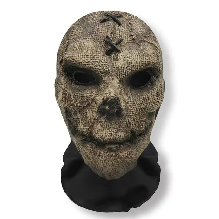 Halloween's 3D Ghost Face Mask Costumes, Stretch Mesh Full Skull Headgear