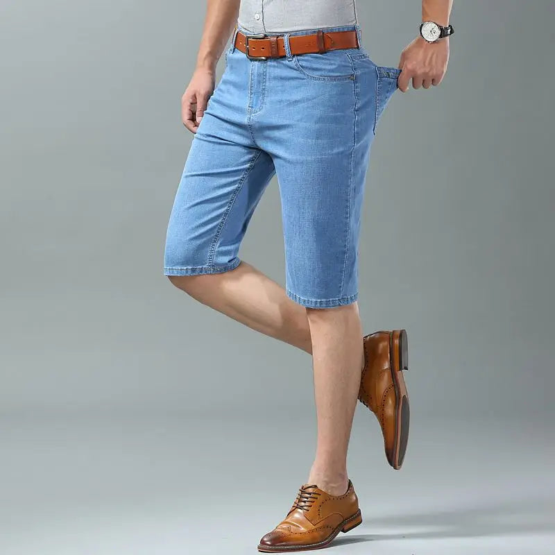 Men's Denim Jean Shorts for Casual Summer Wear