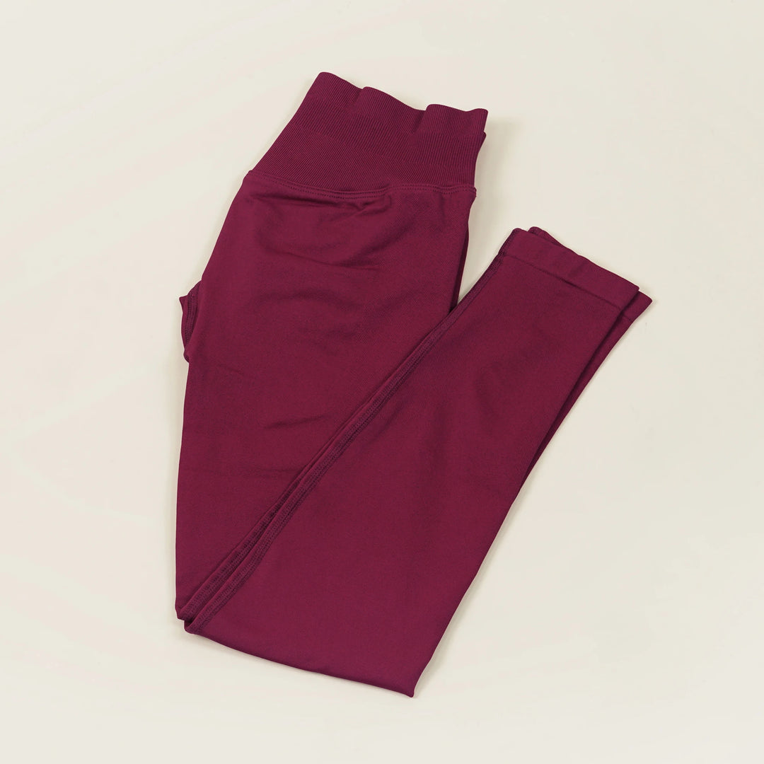Women's Push-Up Low-Rise Seamless Yoga Leggings Pants for Gym Fitness