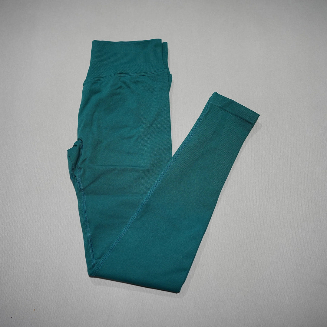 Women's High-Waisted Seamless Yoga Leggings with Tummy Control