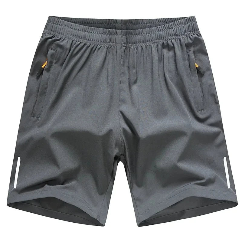 Men's Summer Quick-Dry Ice Silk Sports Shorts for Gym and Beach
