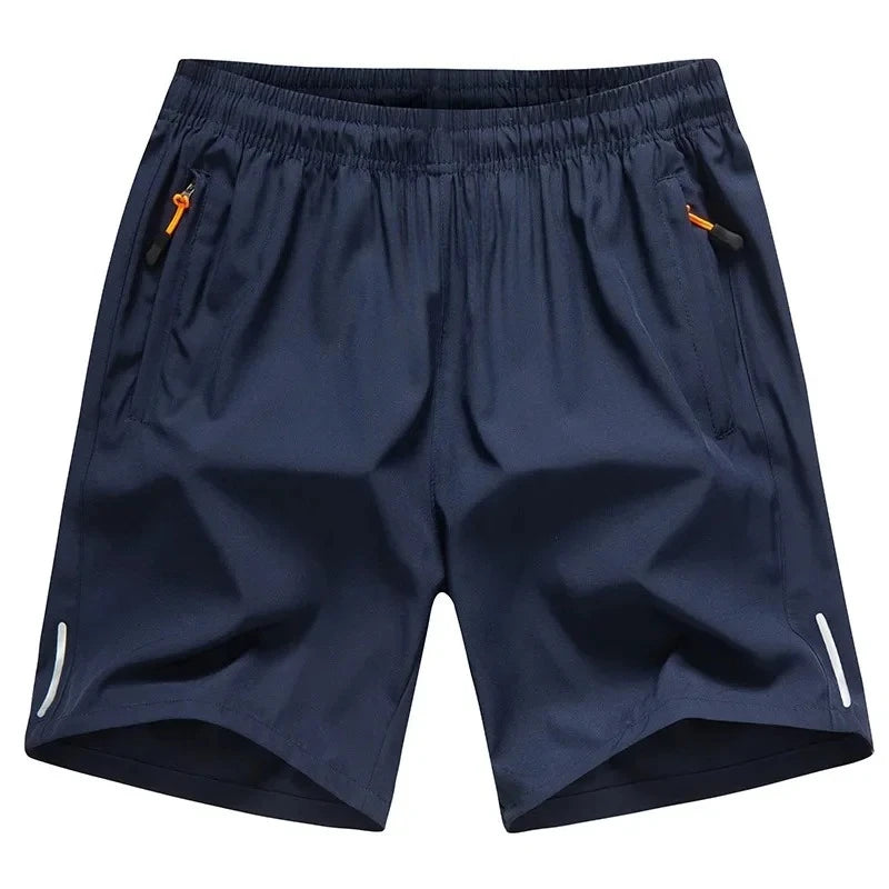 Men's Summer Quick-Dry Ice Silk Sports Shorts for Gym and Beach