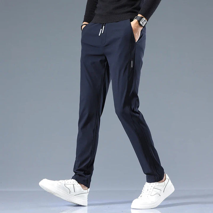 Men's Slim Fit Cotton Trousers