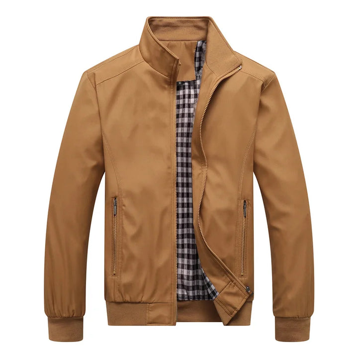 Men's Casual Solid Slim Fit Coat for Autumn and Winter
