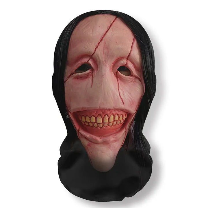 Halloween's 3D Ghost Face Mask Costumes, Stretch Mesh Full Skull Headgear