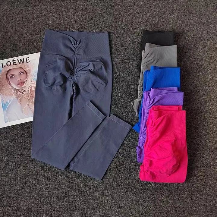 Women's High-Quality High-Elastic Yoga Pants and Fitness Leggings