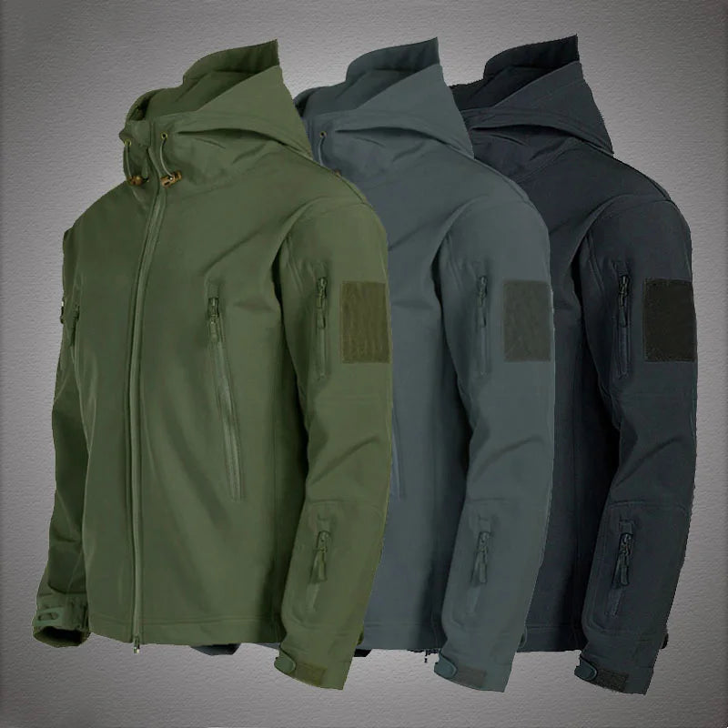 Men's Waterproof Windproof Tactical Soft Shell Military Coat
