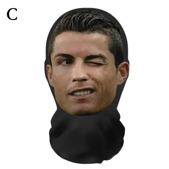 Halloween's 3D Realistic Face Mask Cosplay, Hip Hop & Costume Accessory