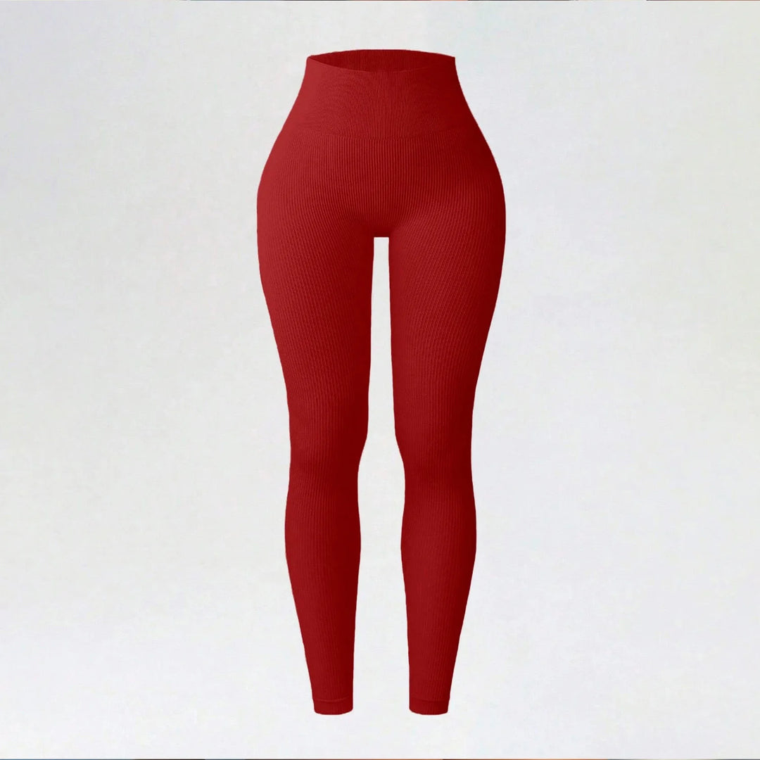 Women's High-Waisted Seamless Yoga Leggings for Fitness and Running