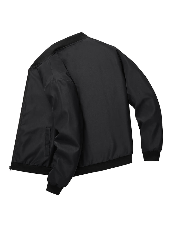 Men's Casual Thin Solid Color Collar Coat