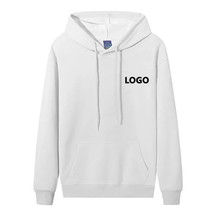 Men's Personalized 60% Cotton Long Sleeve Hoodie Sweatshirt