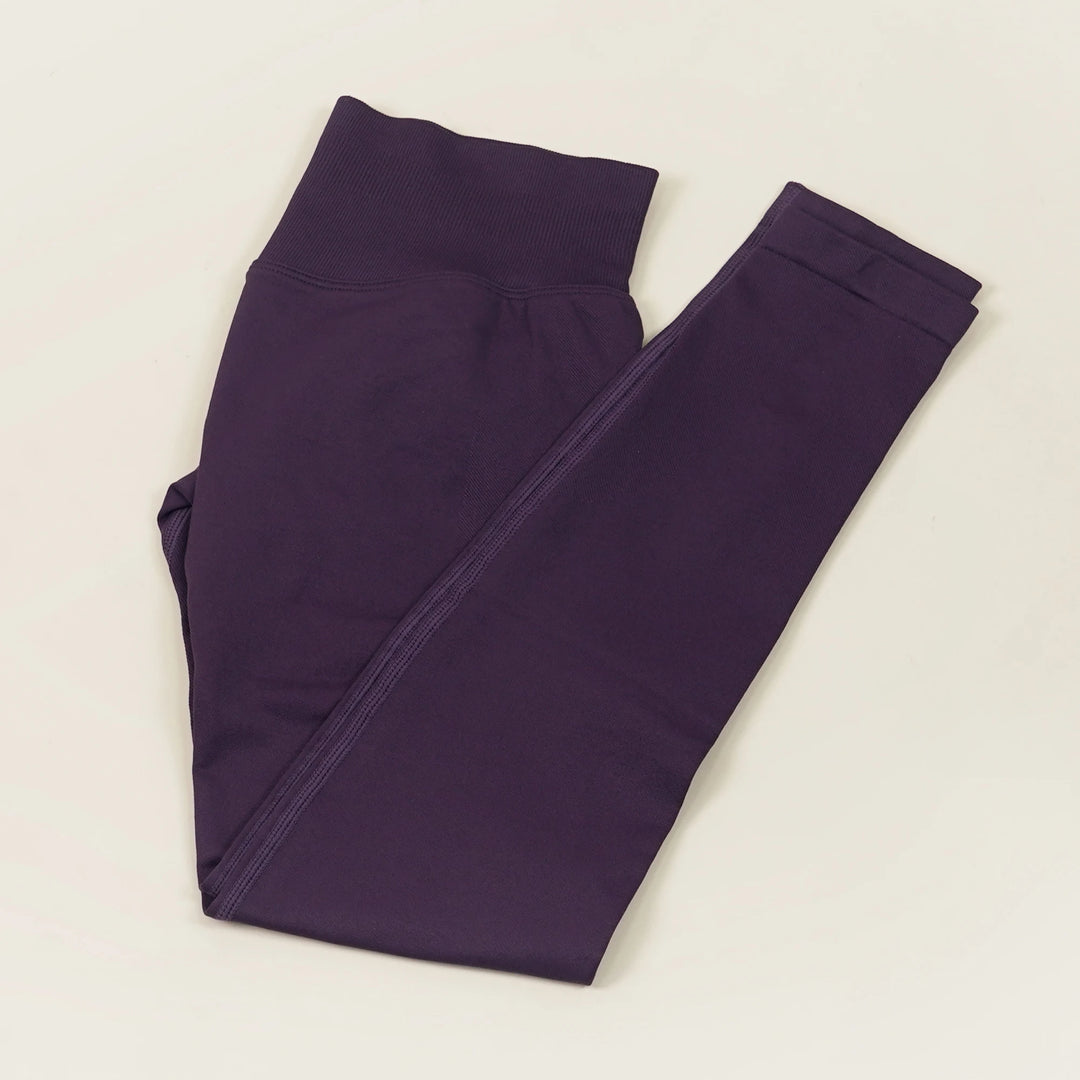 Women's Push-Up Low-Rise Seamless Yoga Leggings Pants for Gym Fitness