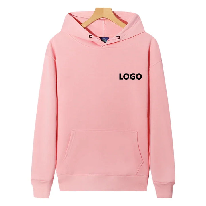 Men's Personalized 60% Cotton Long Sleeve Hoodie Sweatshirt