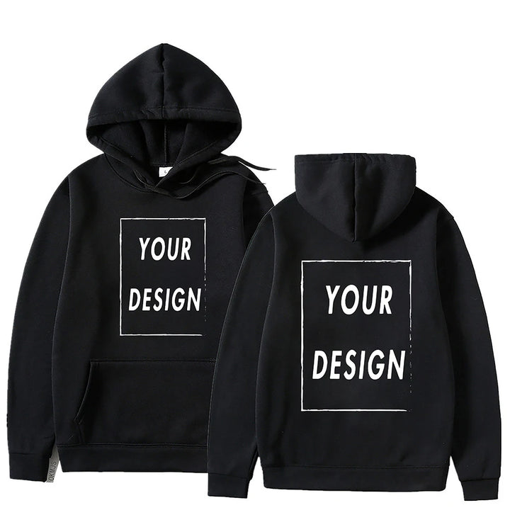 Men's Customizable Personalized Hoodie for Men and Women - DIY Fashion
