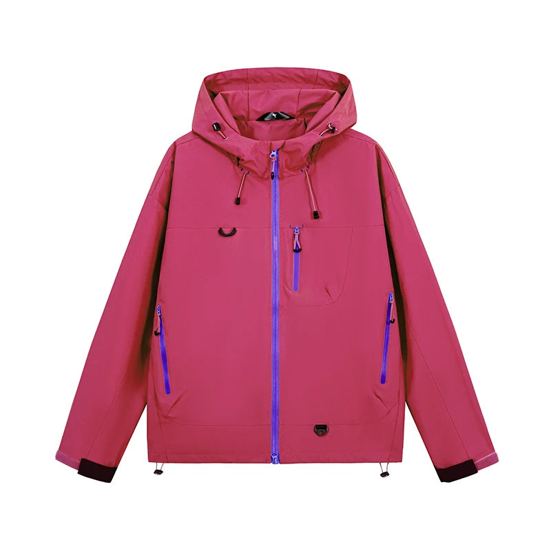 Men's Waterproof Hiking Coat - Windbreaker for Outdoor Activities