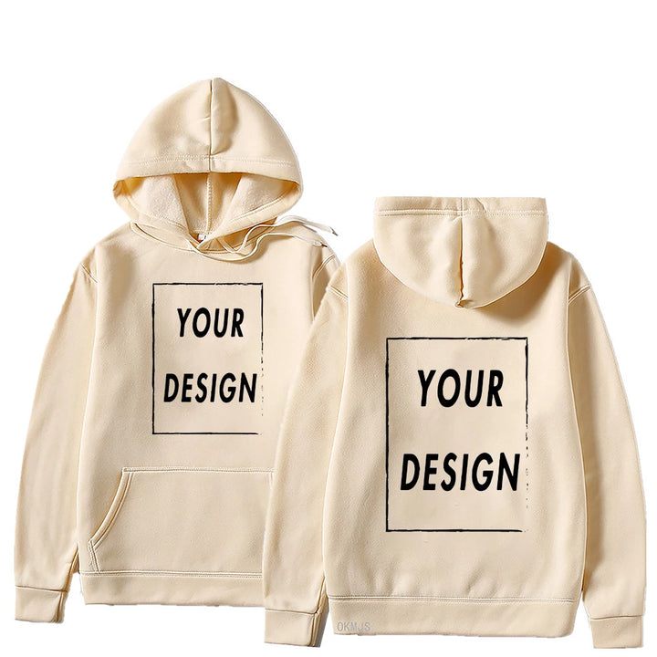 Men's Customizable Personalized Hoodie for Men and Women - DIY Fashion